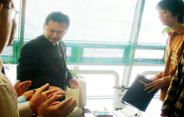 장학증서 및 장학금 수여(부산,마산)