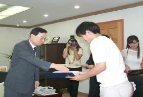 장학증서 및 장학금 수여(서울, 경인) 이미지