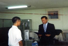 장학증서 및 장학금 수여(포항, 동해) 이미지